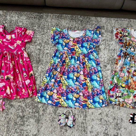 Girls Monsters Inc dresses - Picture 1 of 5